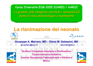 Marraro e Galassini - Emergenze Neonatali