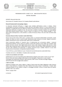Programma di Religione