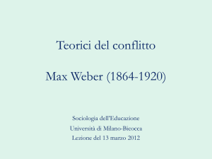 6 Teorici del conflitto 2 - Dipartimento di Scienze Umane per la