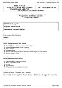 vedi PDF - `Galileo Galilei`