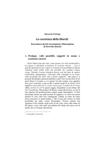 La coscienza della libertà