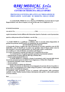 BARI MEDICAL CENTRO DI MEDICINA DELLO SPORT