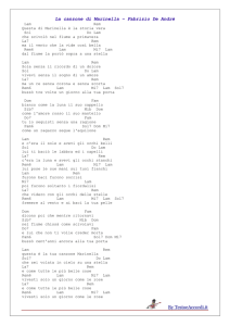 By TestoeAccordi.it La canzone di Marinella – Fabrizio De Andrè