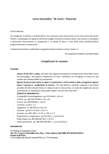compiti classi prime ita e mat