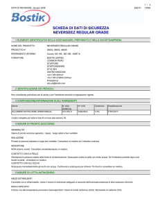 scheda di dati di sicurezza neverseez regular grade