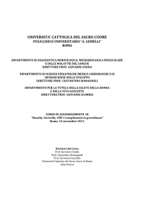 universita` cattolica del sacro cuore