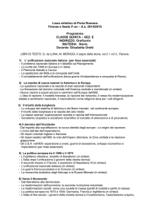 SEZ. E INDIRIZZO: Oreficeri - Artistico Porta Romana Firenze