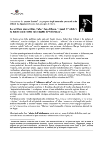 “tolleranza”.
