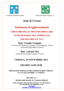 Sede di Verona Seminario di aggiornamento