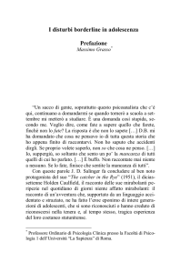 I disturbi borderline in adolescenza Prefazione