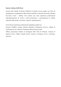 Maria Cristina Delli Fiori Laurata alla Facoltà di Scienze Politiche di