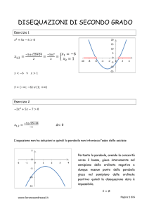 disequazioni di secondo grado