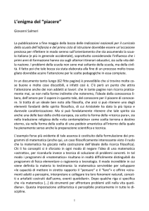 7 - Giovanni Salmeri, L`enigma del piacere