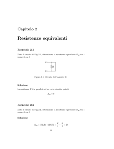 Resistenze equivalenti