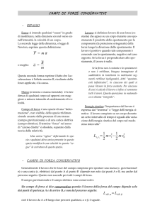 Campi di forza conservativi
