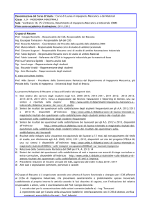 Corso di Laurea in Ingegneria Meccanica e dei Materiali