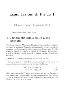 Esercitazioni di Fisica 1