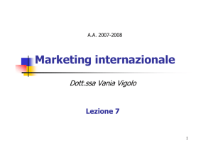 Marketing internazionale