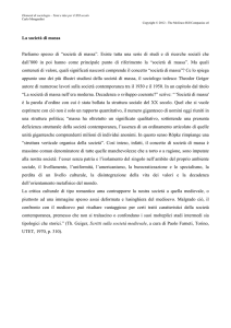 La societ di massa