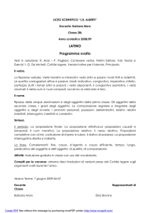 programma svolto latino II BL