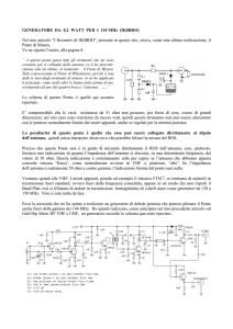 Generatore VHF da 0,2 watt
