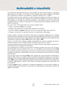 Multimedialità e interattività - Istituto Italiano Edizioni Atlas