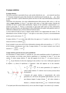 Il campo elettrico - web