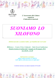 suoniamo lo xilofono