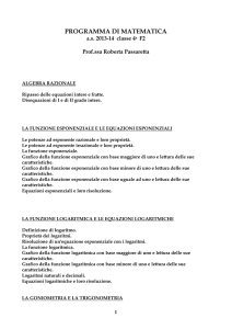 algebra razionale - cine-tv