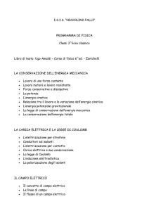 PROGRAMMA DI FISICA Classi 3^liceo classico