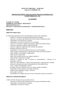 TECNOLOGIA INFORMATICA COMPUTERIZZATA