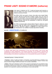 FRANZ LISZT: SOGNO D`AMORE (notturno) - music-box