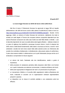 Legge francese 399 2017 subfornitura