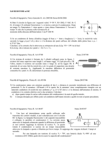 Facoltà di Ingegneria. Fisica II. AA 05/06 Siena 20/07/06 b)