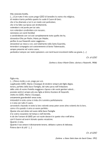 Ch. di GESÙ (Lettera a Soeur Marie