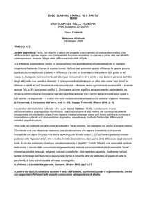 TRACCIA n. 3 - Liceo Classico "Tacito"