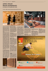 I grigliati nel laterizio
