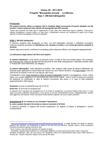 Progetto "Monografia annuale" 4 F 1999-2000