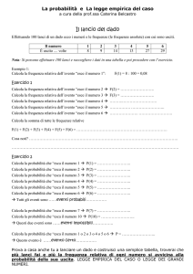 La probabilità e La legge empirica del caso