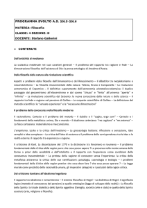 Filosofia 4D - Liceo A. Gramsci