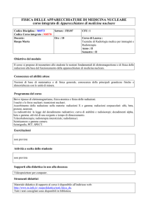 Fisica delle apparecchiature di medicina nucleare