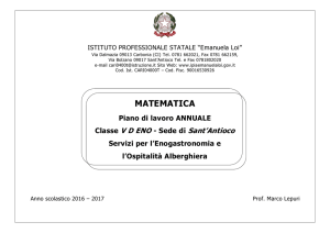 Programmazione di Matematica - IPIA Emanuela Loi Carbonia Sant