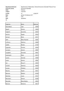 Economia Francese A1 - gruppo B