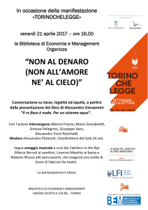non al denaro (non all`amore ne` al cielo)
