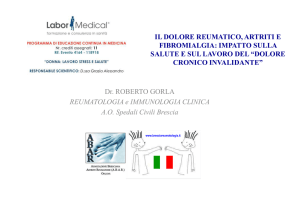 dolore cronico invalidante