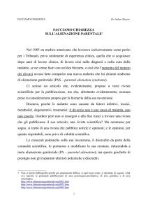 Facciamo chiarezza sull`alienazione parentale