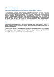 Biologia Molecolare II