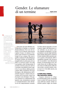 Gender. Le sfumature di un termine - salesiani don Bosco