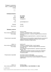 ing. guido libertini - Ordine ingegneri della Provincia di Roma