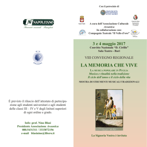 LA MEMORIA CHE VIVE